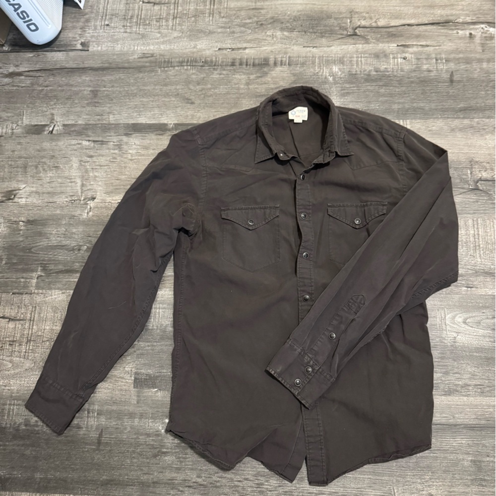 Jcrew snap button western style shirt
